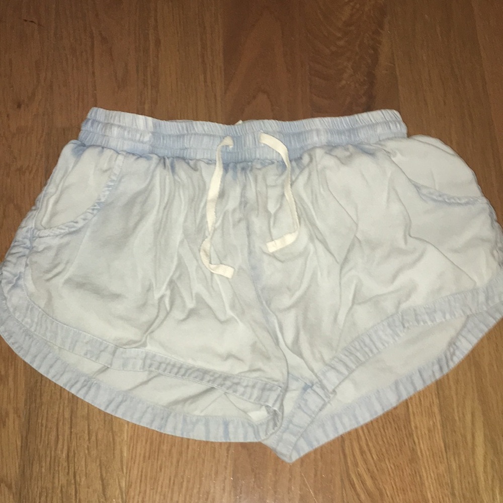 Chambray Shorts